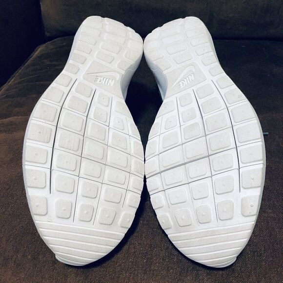 Unique Leather Basket Woven Nike Roshe Run Gun Metal Grey 12 US 46 EUR - Picture 6 of 9